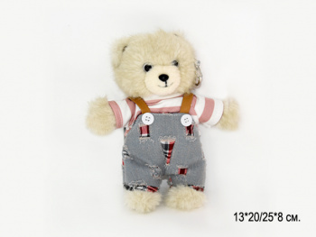 им Медведь арт. 209322 Брелок Гнущийся в одежде 20 см в пак. им Медведь арт. 209322 Брелок Гнущийся в одежде 20 см в пак.