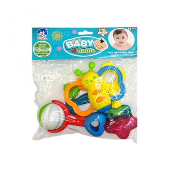 Погремушка арт. 999-41 Набор "Зверушки" в пак.• Погремушка арт. 999-41 Набор "Зверушки" в пак.•