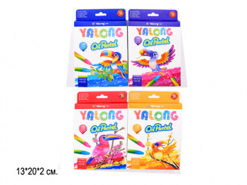 кц_Восковые мелки арт. 95086-18 Набор 18 цветов "Попугай" в кор. кц_Восковые мелки арт. 95086-18 Набор 18 цветов "Попугай" в кор.