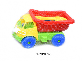 Песочный набор арт. 40A Маленький грузовик и лопатки в сет.=_ Песочный набор арт. 40A Маленький грузовик и лопатки в сет.=_