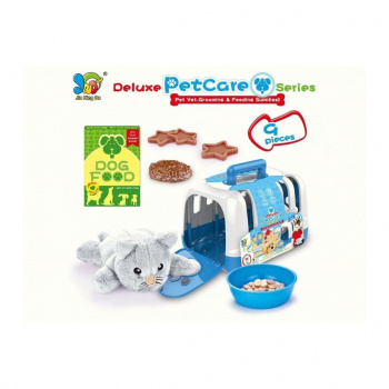 им Кошка арт. 699-18B В переноске с аксессуарами 9 предметов в кор. 26*19*18 им Кошка арт. 699-18B В переноске с аксессуарами 9 предметов в кор. 26*19*18