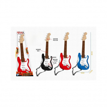 Гитара арт. 8821 На батарейках с плечевым ремнем в кор. 45,5*17,5*5 Гитара арт. 8821 На батарейках с плечевым ремнем в кор. 45,5*17,5*5