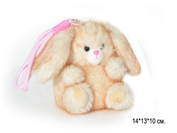 им Зайка арт. 209175 Брелок на шнурке Пестрый 14 см в пак. им Зайка арт. 209175 Брелок на шнурке Пестрый 14 см в пак.