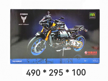 Конструктор арт. 0259 Мотоцикл Yamaha MT-10 SP1478 дет. в кор._ Конструктор арт. 0259 Мотоцикл Yamaha MT-10 SP1478 дет. в кор._