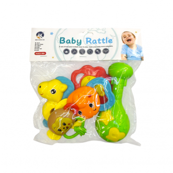 Погремушка арт. A799A Набор "Зверюшки" в пак.• Погремушка арт. A799A Набор "Зверюшки" в пак.•