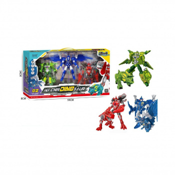Трансформер арт. 8228-P5 Робот-динозавр Набор 3 шт. в кор. 59*8*34 Трансформер арт. 8228-P5 Робот-динозавр Набор 3 шт. в кор. 59*8*34