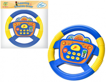 Руль арт. 2192E-50" На батарейках в пакете 24*4*26 Руль арт. 2192E-50" На батарейках в пакете 24*4*26